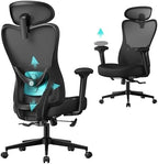 Ergonomiczny fotel z regulowanym zagłówkiem