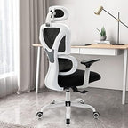 Ergonomiczne krzesło z zagłówkiem regulowanym