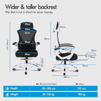 Ergonomiczne krzesło z podparciem lędźwiowym