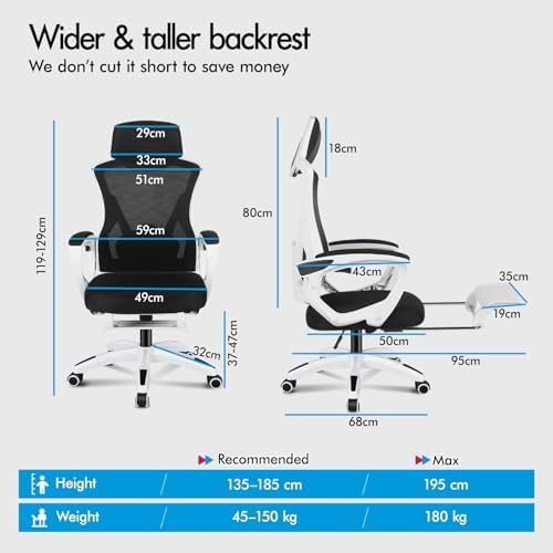Ergonomiczne krzesło z podparciem lędźwiowym