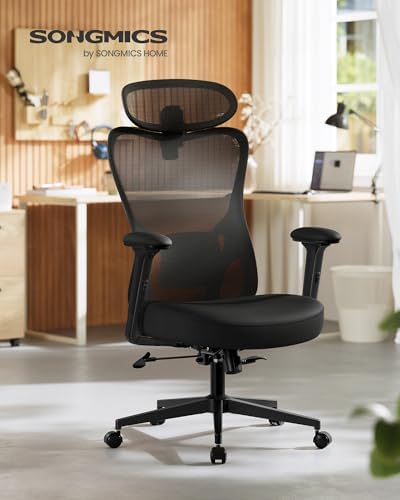 Ergonomiczny fotel z regulowanym zagłówkiem
