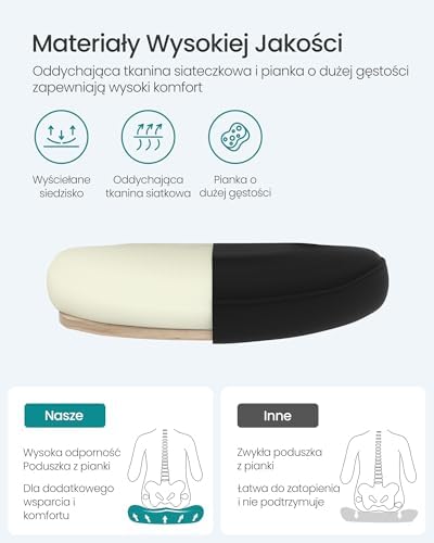 Biurkowe krzesło z siatką składane