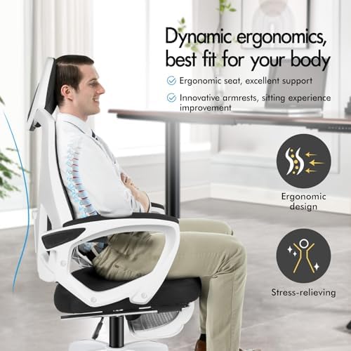 Ergonomiczne krzesło z podparciem lędźwiowym